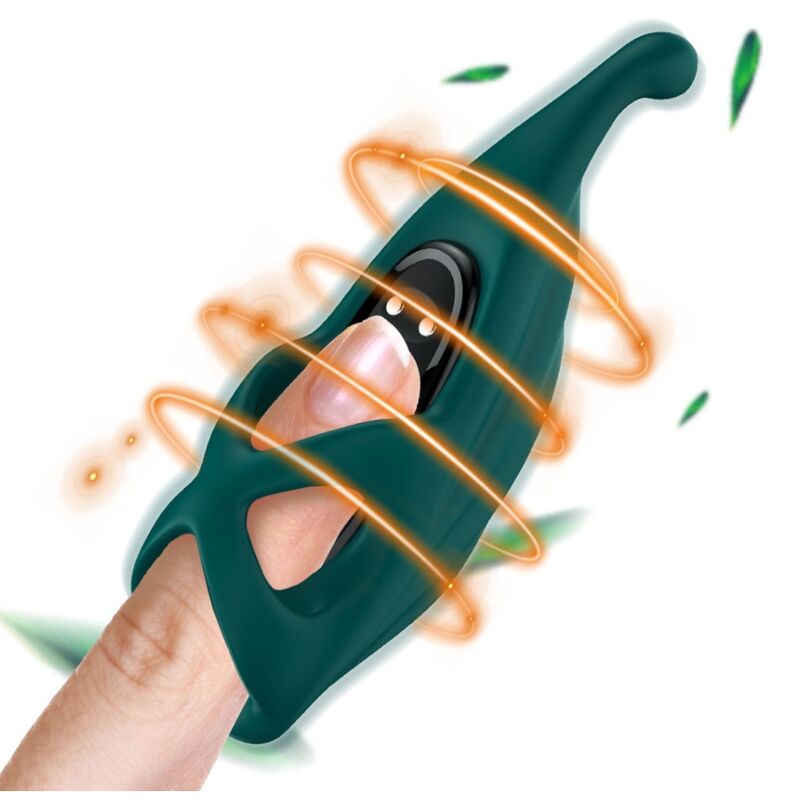 ARMONY - ESTIMULADOR DE DEDO Y VIBRADOR VERDE