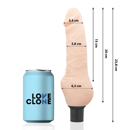 LOVECLONE - DAVEN AUTOLUBRICACIÓN REALISTA 23.8 CM -O- 3.8 CM