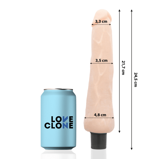 LOVECLONE - RAGNAR VIBRADOR AUTOLUBRICANTE 24,5 CM -O- 3,5 CM