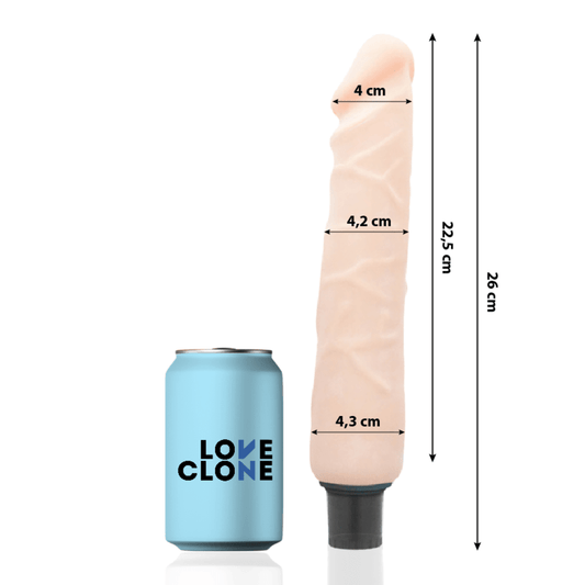 LOVECLONE - VIBRADOR JANSEN AUTOLUBRIFICANTE 26 CM -O- 4,2 CM
