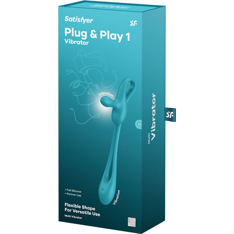 SATISFYER - PLUG &amp; PLAY 1 MULTIVIBRADOR FLEXÍVEL