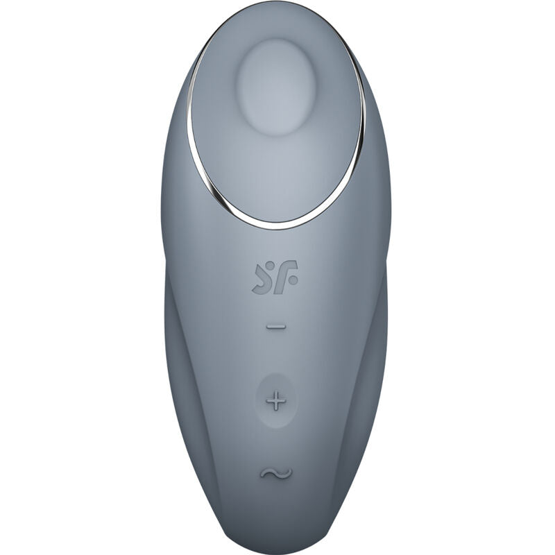 SATISFYER - TAP &amp; CLIMAX 1 VIBRADOR LAY-ON CINZA