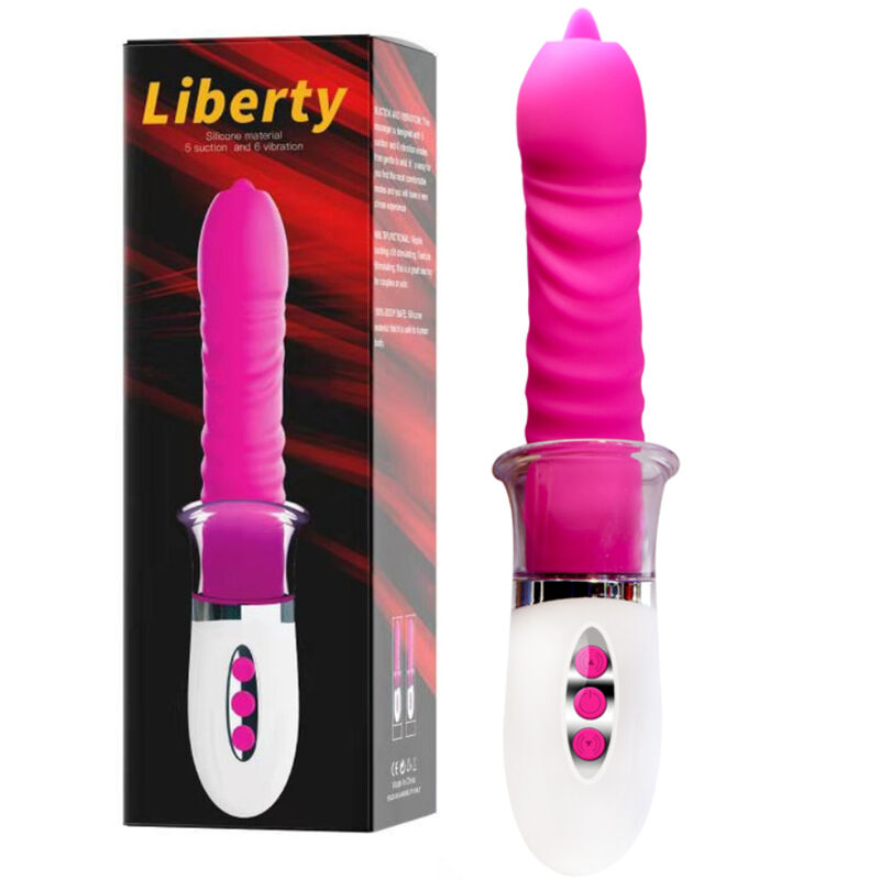 ARMONY - VIBRADOR LIBERTY Y EMPUJACIÓN CON LENGUA