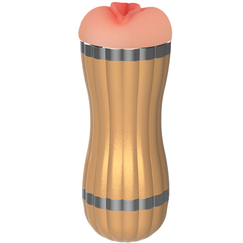 ARMONY - BEVIS MASTURBADOR DOBLE VAGINA Y BOCA DORADO