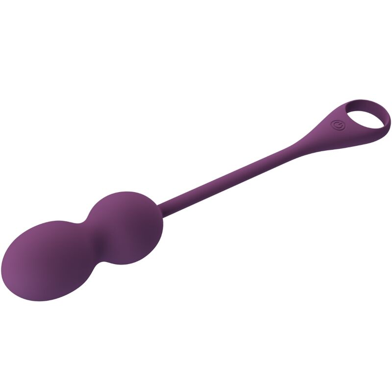 PRETTY LOVE - CONTROLE REMOTO DO APLICATIVO ELVIRA KEGEL BALLS ROXO