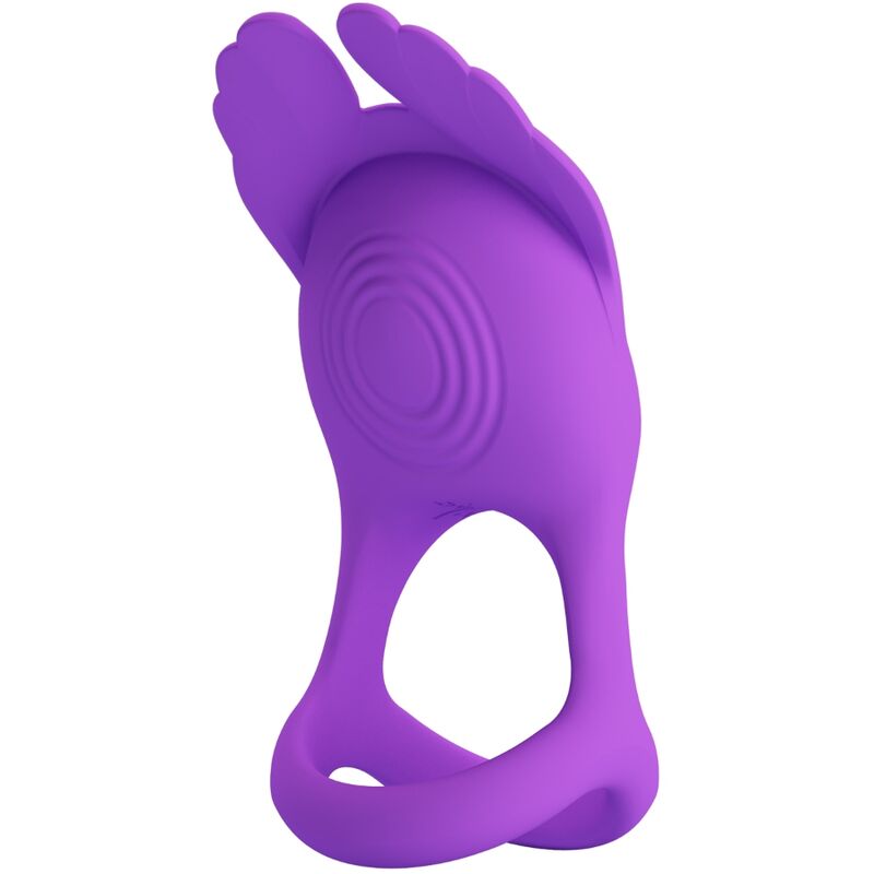 PRETTY LOVE - ANILLO VIBRANTE PARA EL PENE SILAS 7 VIBRACIONES SILICONA MORADA