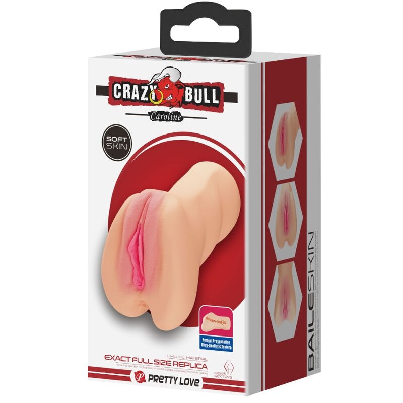 CRAZY BULL - MASTUBADOR EM FORMATO DE VAGINA CAROLINE