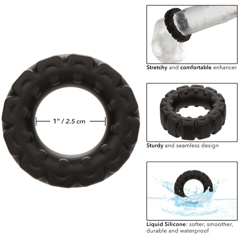 CALEXOTICS - Anel de piso Alpha Prolong Preto