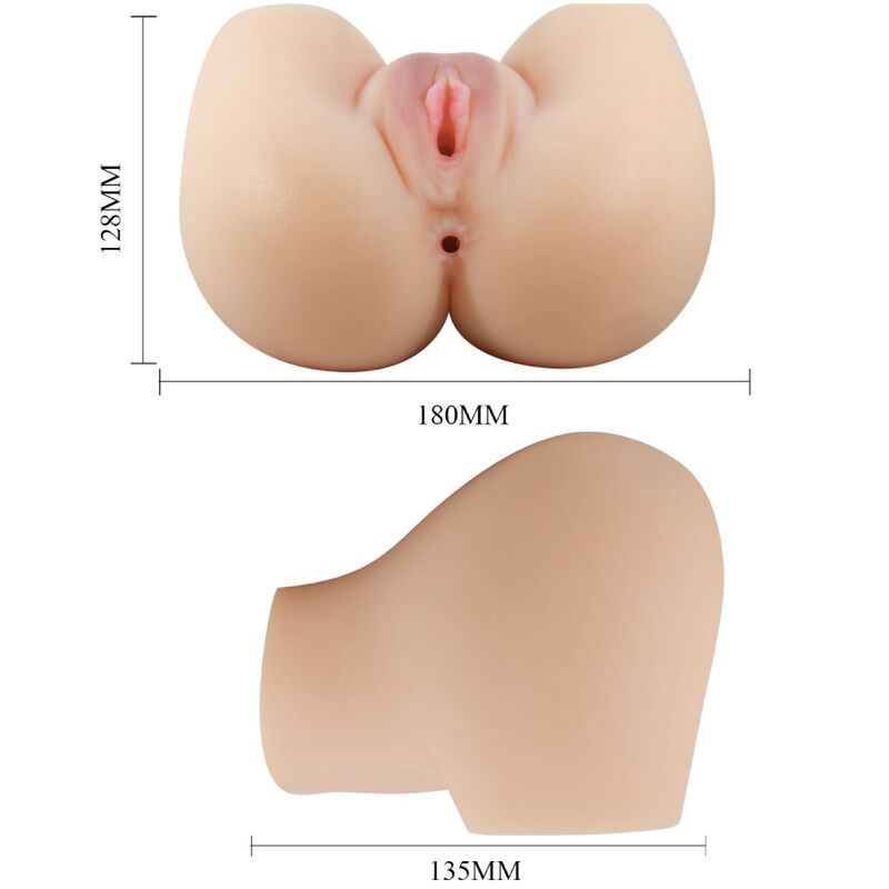 CRAZY BULL - VIBRADOR REALISTA DE VAGINA E ÂNUS MILA