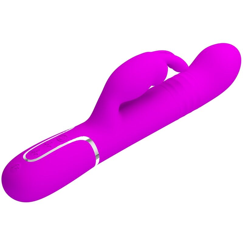 PRETTY LOVE - VIBRADOR COALE RABBIT PERLAS VIOLETAS