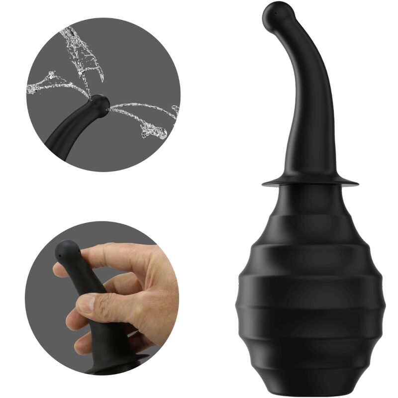 MR PLAY - DUCHA ANAL BLKM6 SUPER POWER PRETO