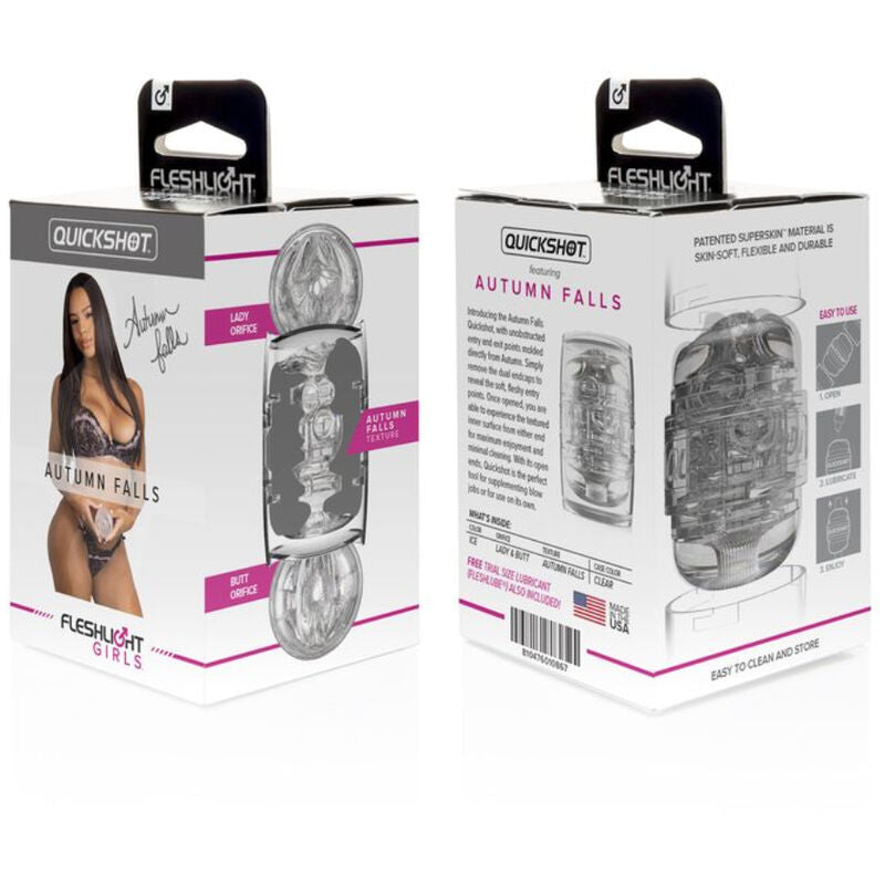 FLESHLIGHT - MASTURBADOR DUPLO QUICKSHOT AUTUMN FALLS