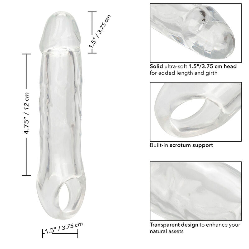 CALEXOTICS - PERFORMANCE MAXX CLEAR EXTENSÃO 6,5 TRANSPARENTE