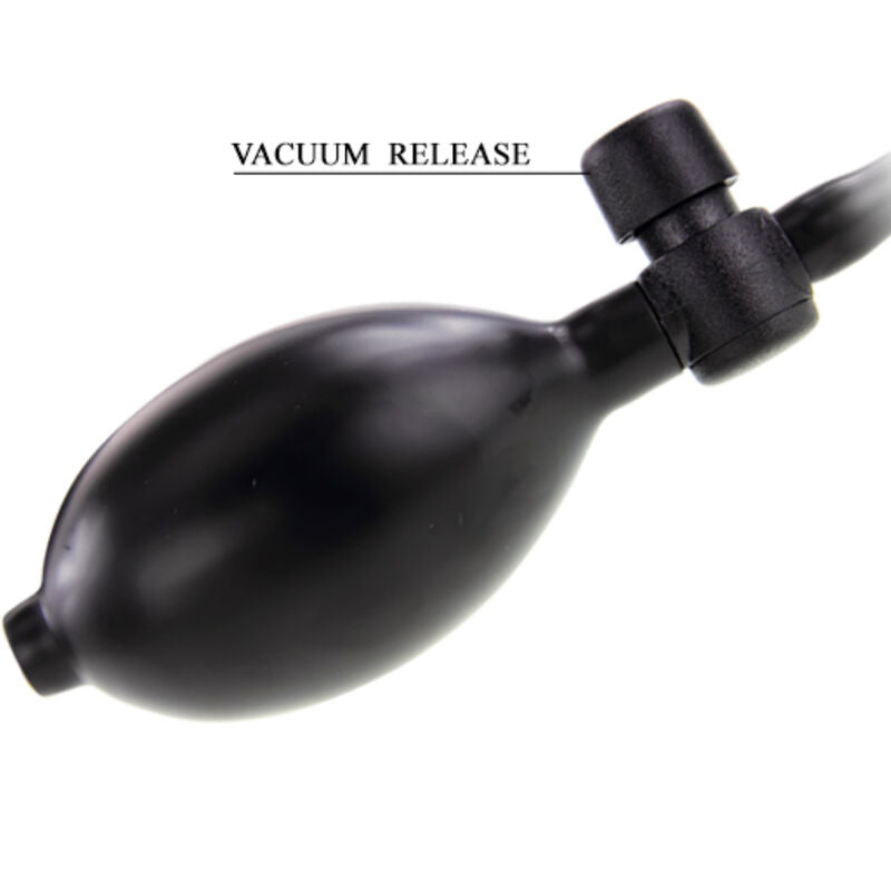 BAILE - DILDO REALÍSTICO INFLÁVEL COM VENTOSA 15 CM