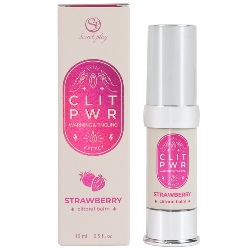 JOGADA SECRETA - BÁLSAMO PARA CLIT-POWER DE MORANGO COM CLIT-POWER