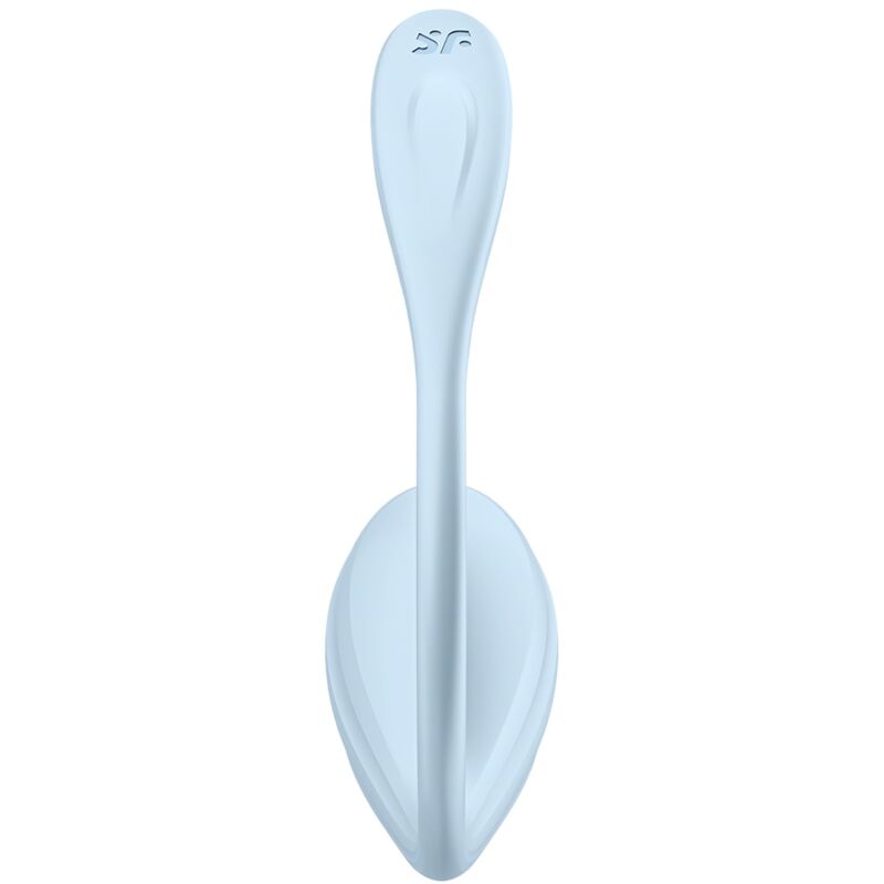 SATISFYER - ESTIMULADOR DE PONTO G SMOOTH PETAL AZUL CÉU APLICATIVO GRÁTIS