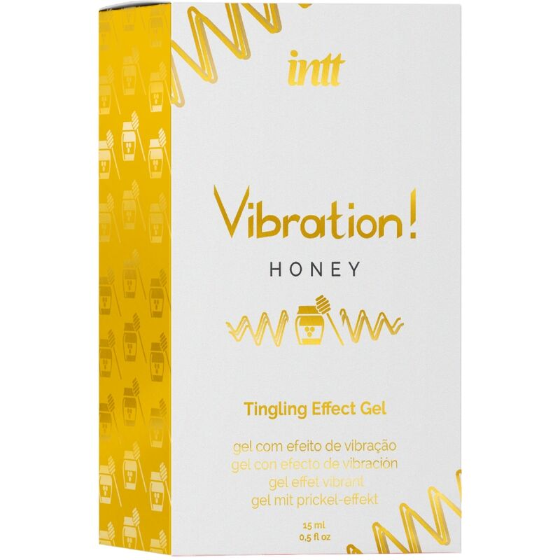 INTT - GEL VIBRADOR LÍQUIDO DE MEL ESTIMULANTE ÍNTIMO PODEROSO 15 ML