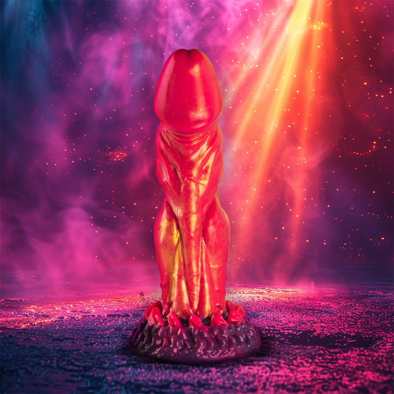 ÉPICO - CÉRBERO DILDO FOGO MITOLÓGICO