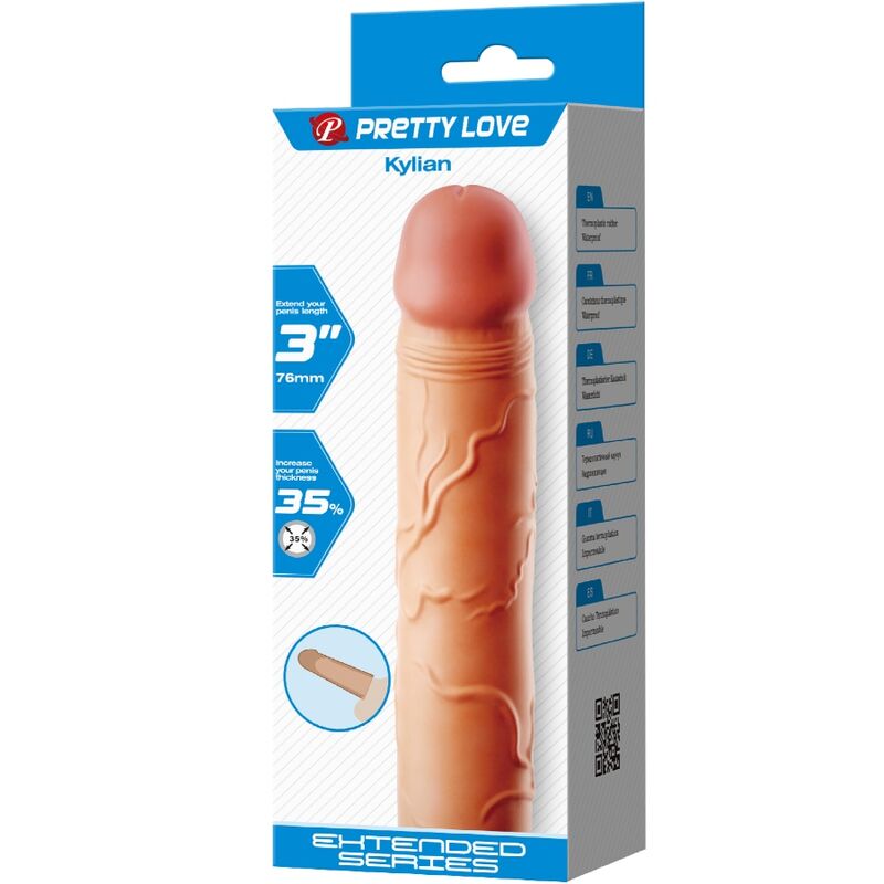 PRETTY LOVE - EXTENSOR DE PÊNIS KYLIAN COBRE CARNE