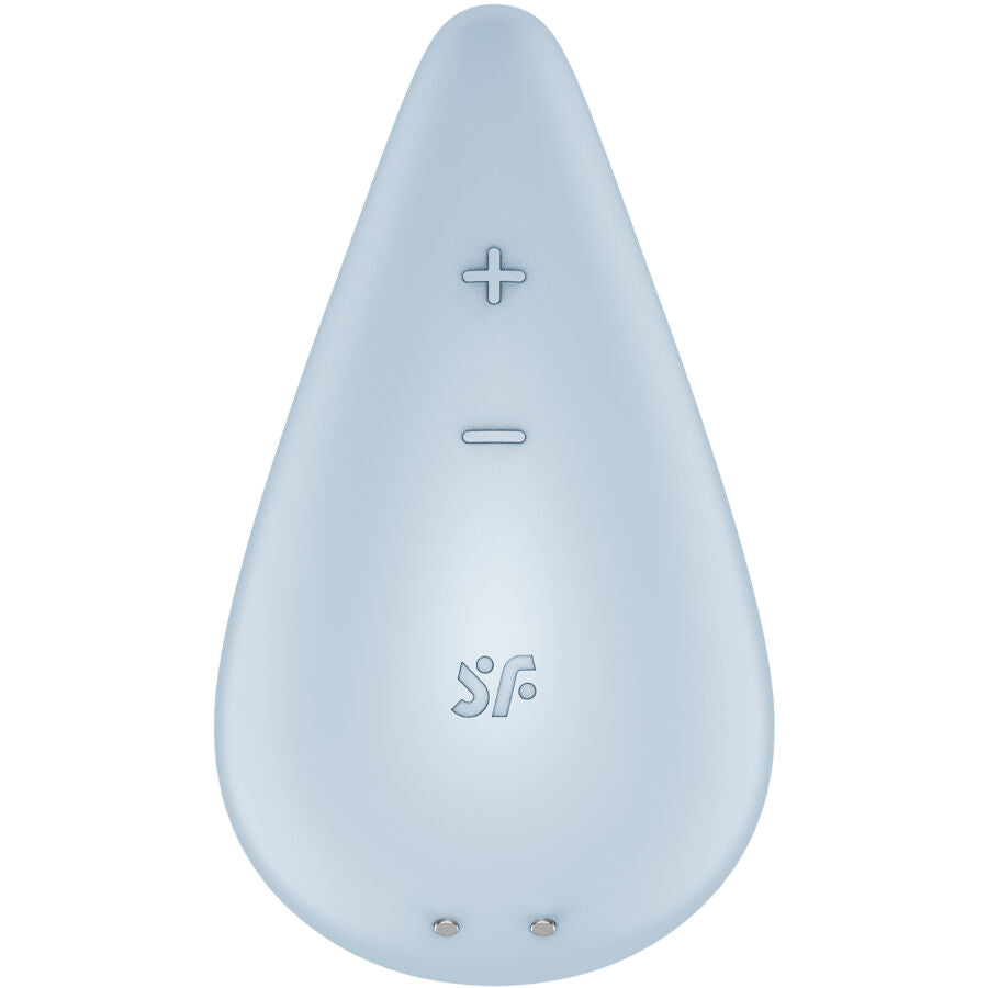 SATISFYER - VIBRADOR DEW DROP LAY-ON AZUL