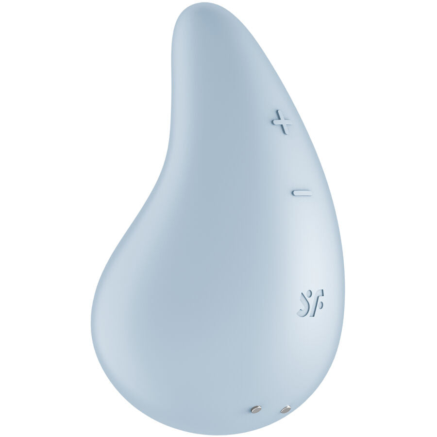 SATISFYER - VIBRADOR DEW DROP LAY-ON AZUL