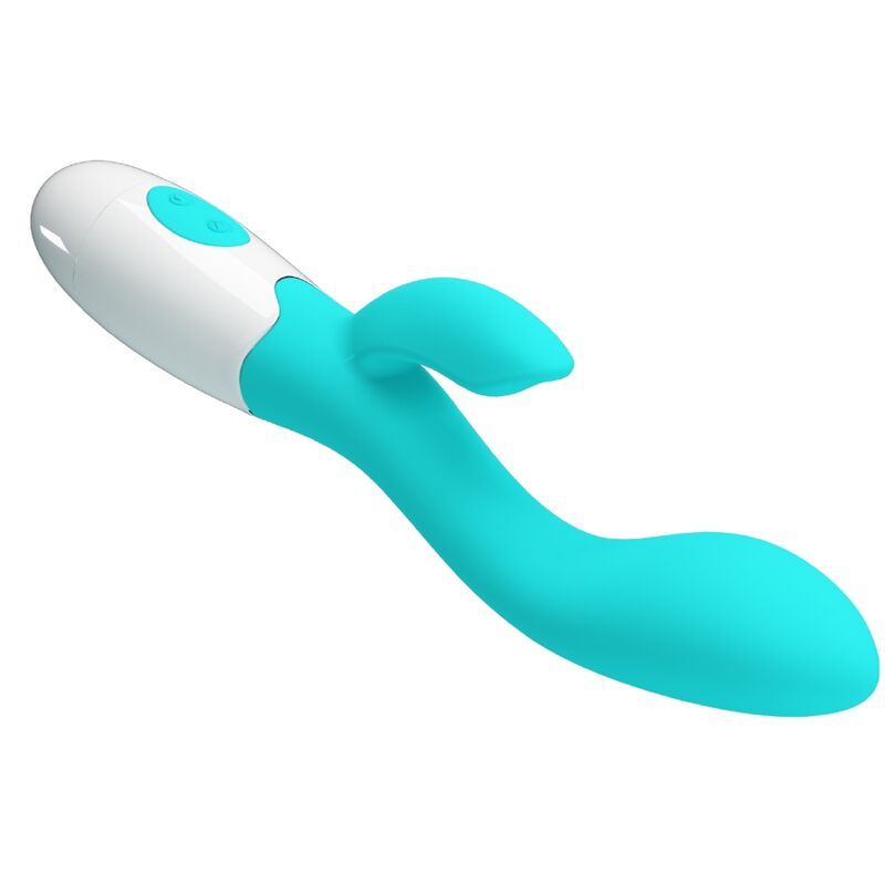 PRETTY LOVE - VIBRADOR BRILHANTE PARA PONTO G VERDE ÁGUA