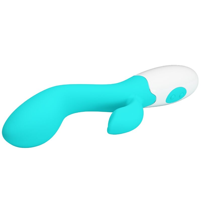PRETTY LOVE - VIBRADOR BRILHANTE PARA PONTO G VERDE ÁGUA