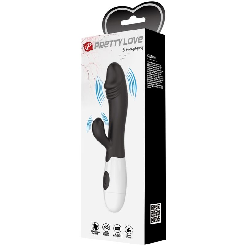 PRETTY LOVE - VIBRADOR DE PUNTO G RÁPIDO NEGRO