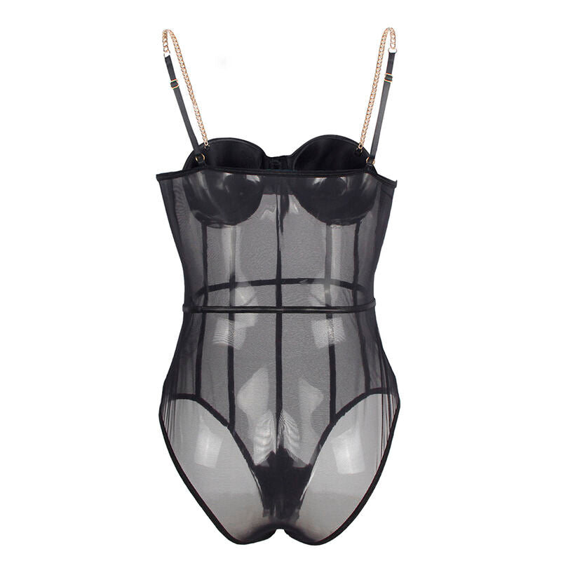 SUBBLIME - BODY DE TIRANTES DE CADENA NEGRA L/XL