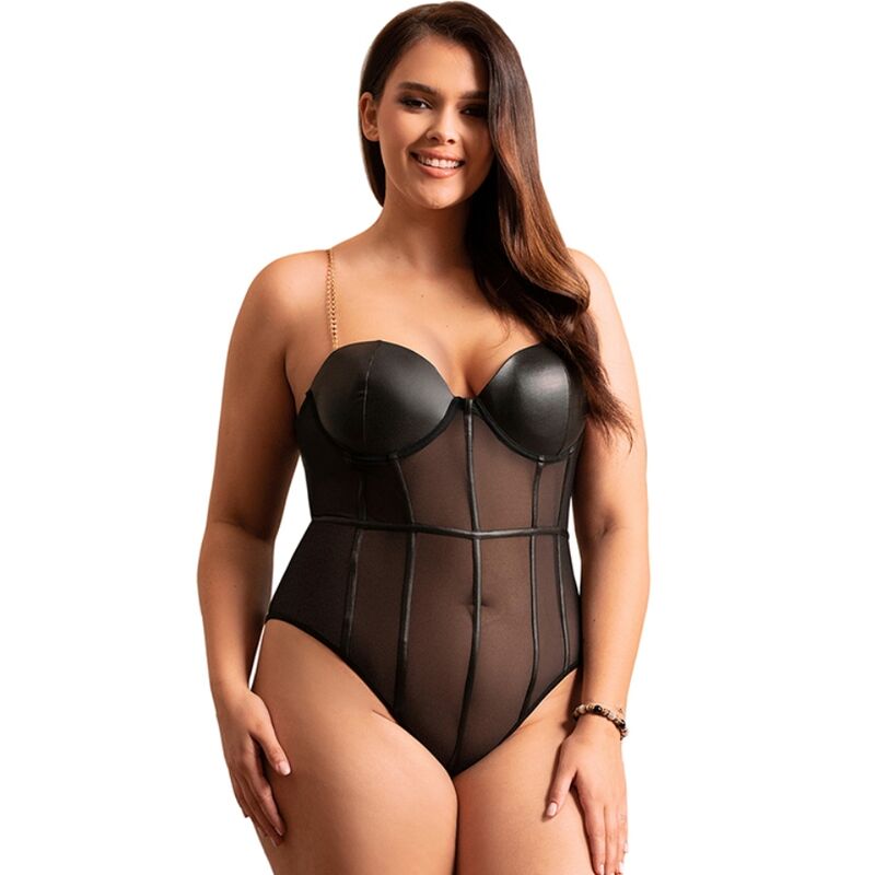 SUBBLIME - BODY DE TIRANTES DE CADENA NEGRA L/XL