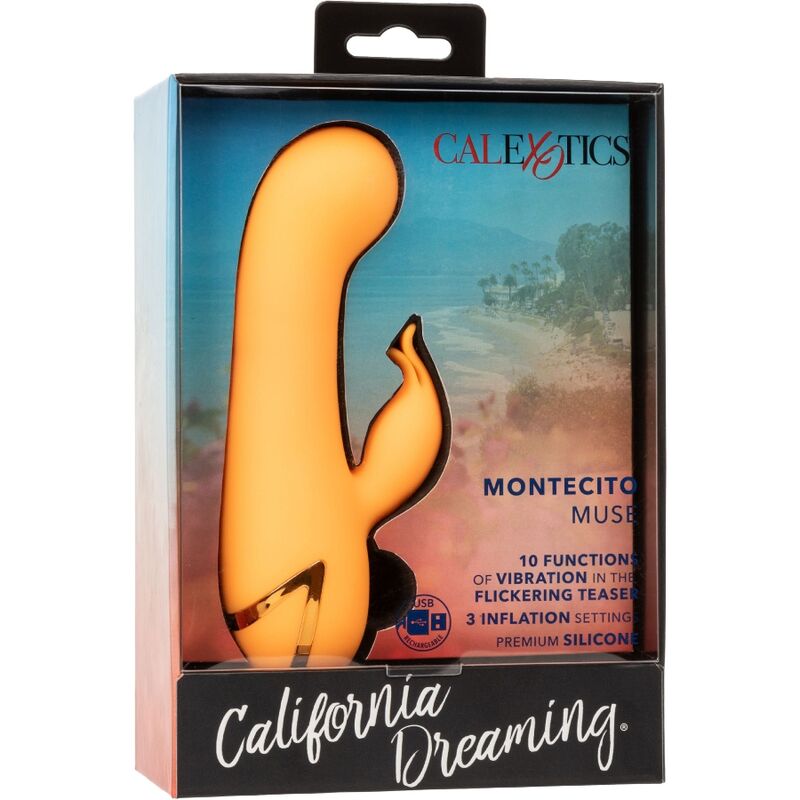 CALEXOTICS - VIBRADOR MONTECITO MUSE RABBIT ORANGE DA CALIFORNIA DREAMING