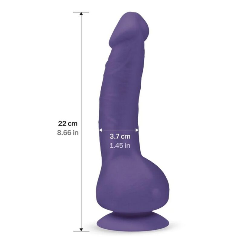 G-VIBE - VIBRADOR REALISTA GREAL 2 VIOLET