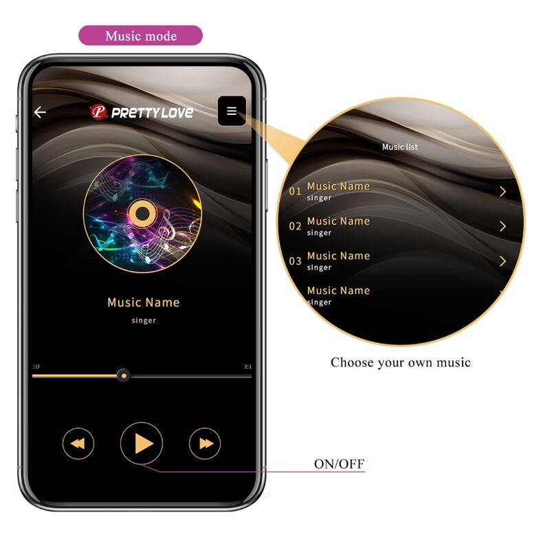 PRETTY LOVE - VIBRADOR ELECTROSHOCK HECTOR APP GRATIS VIOLETA