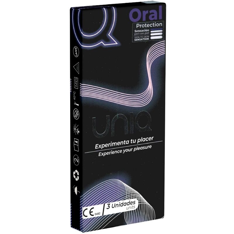 UNIQ - CONDONES CLÁSICOS SIN LÁTEX 3 UNIDADES