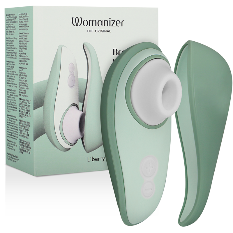 WOMANIZER - LIBERTY 2 ESTIMULADOR DE CLITORIS &amp; SUCKER VERDE CLARO