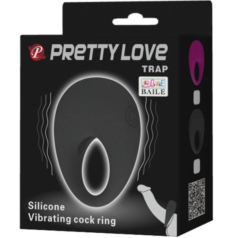 PRETTY LOVE - TRAP ANEL VIBRADOR PRETO - Toys "n" Us