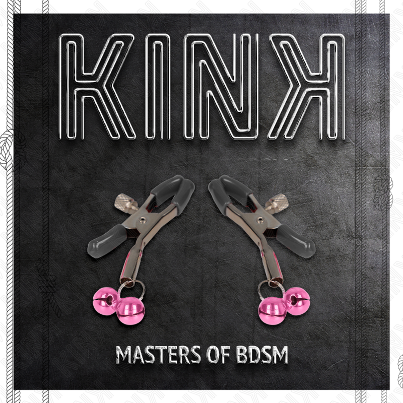 KINK - CLIP BOQUILLA DOBLE CAMPANA ROSA 6 CM