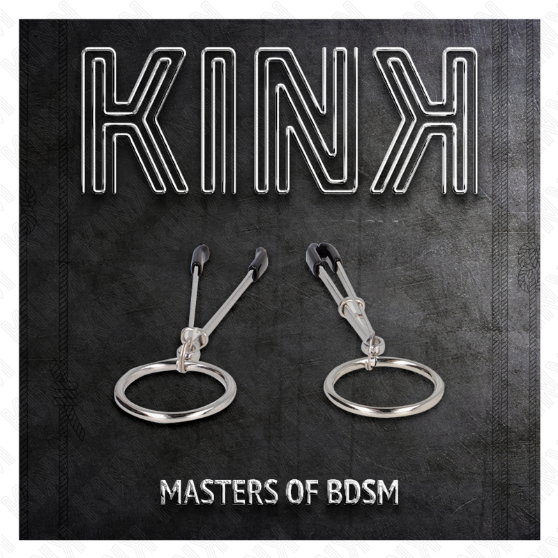 KINK - Grampos para mamilos finos com anel de vedação de 7 cm