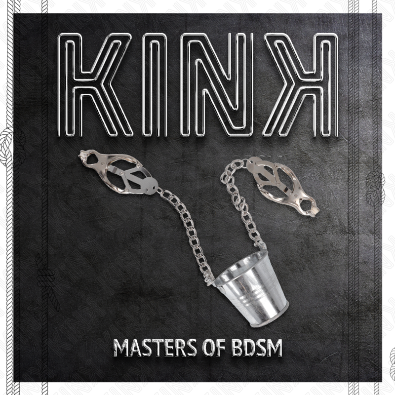 KINK - GRAMPOS DE MAMILOS COM BALDE PRATA