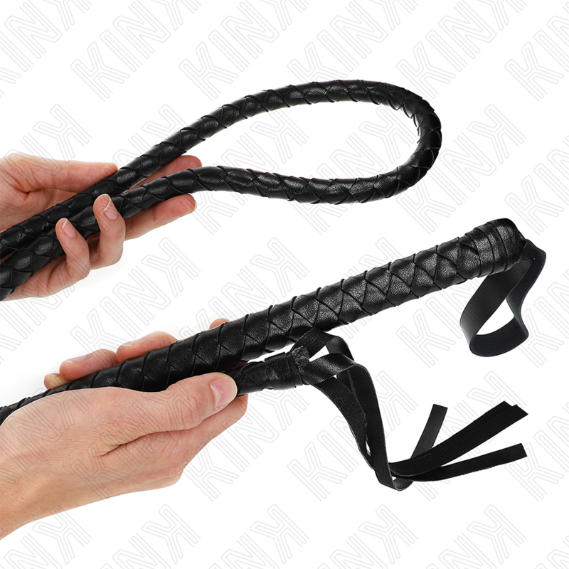 KINK - CHICOTE LONGO DE COBRA PRETA 210 CM