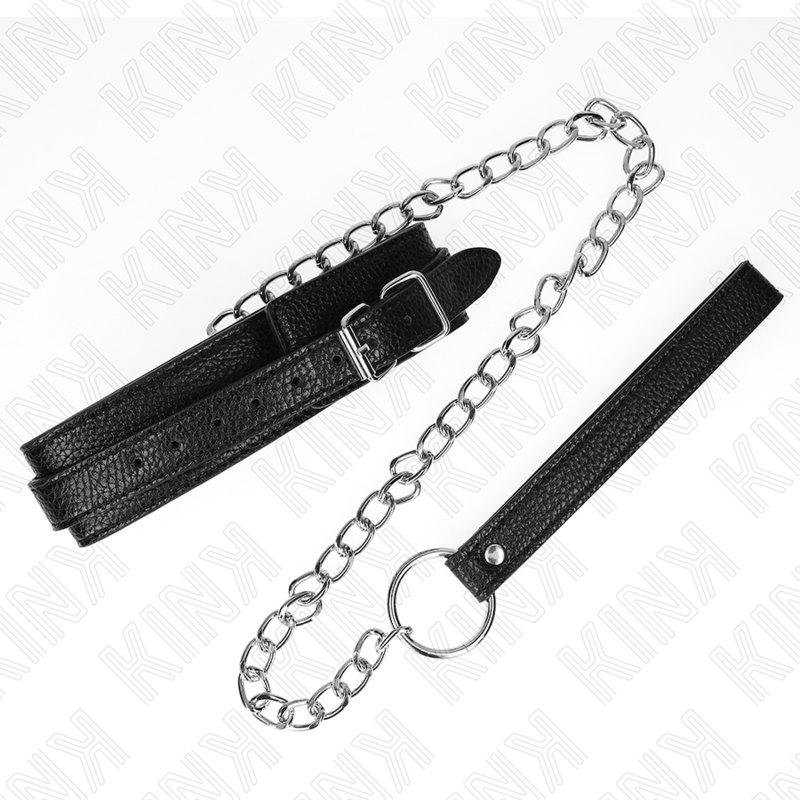 KINK - COLAR COM ESTAMPA DE COBRA E COLEIRA 65 CM
