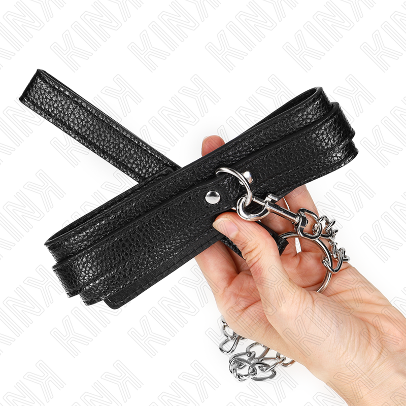 KINK - COLAR COM ESTAMPA DE COBRA E COLEIRA 65 CM