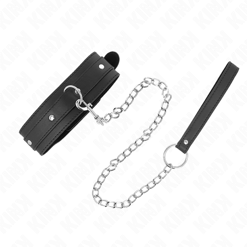 KINK - COLAR COM COLEIRA 65 CM 1 ANEL AJUSTÁVEL 38-49 CM X 5 CM