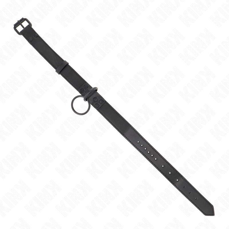 KINK - COLEIRA COM TRILHA ESCURA 65 CM AJUSTÁVEL 37-54 CM X 3 CM