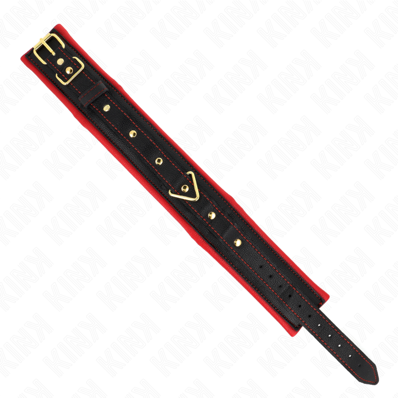 KINK - COLEIRA COM TRILHA DE TECIDO LISO AJUSTÁVEL 33-48 CM X 5,7 CM