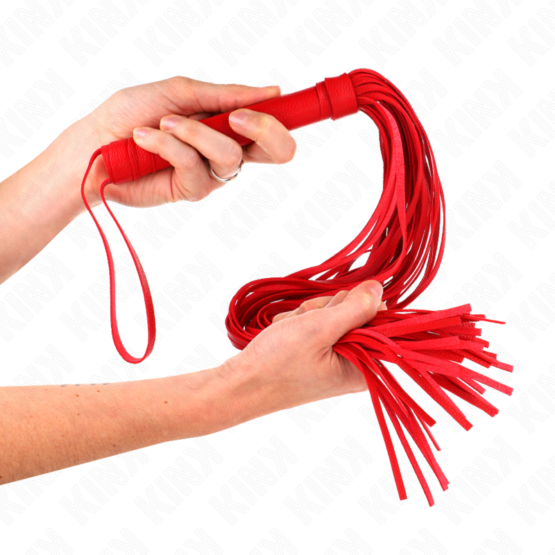 KINK - CHICOTE DE PVC MACIO VERMELHO 70 CM
