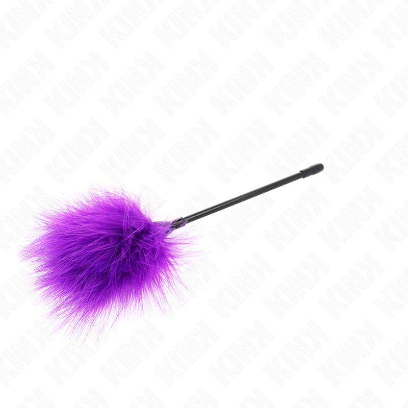 KINK - PLUMAS DE COSQUILLEO PÚRPURAS UTILIZADAS PARA EL KIT DE BONDAGE 27 CM