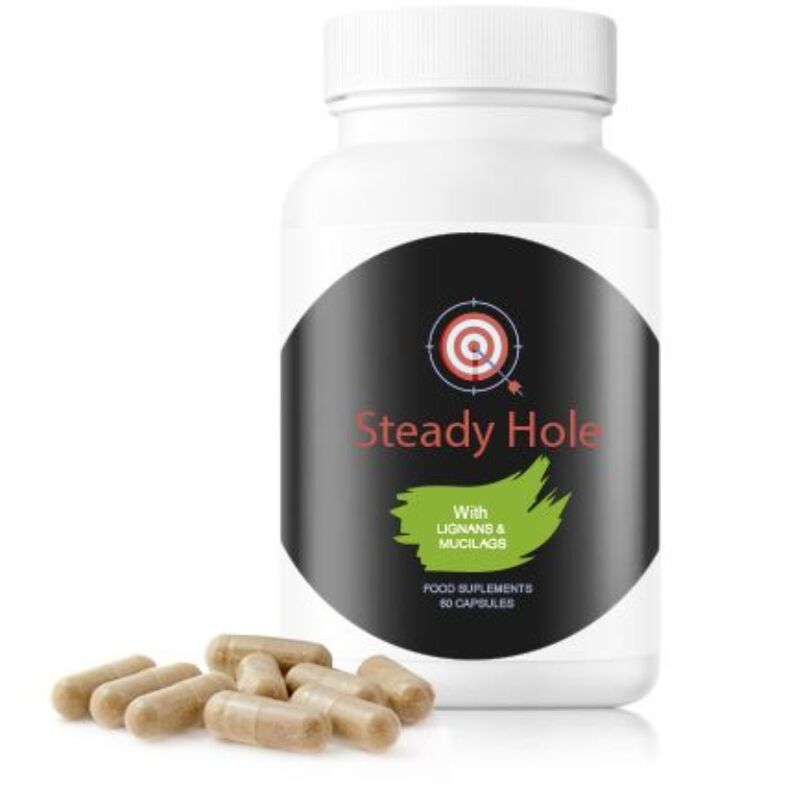 500 COSMÉTICOS - CÁPSULAS U-STEADY HOLE PARA LA SALUD DEL TRÁNSITO INTESTINAL - 60 CÁPSULAS