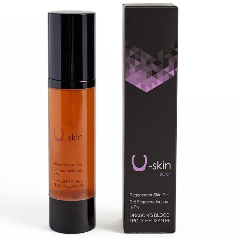 500 COSMÉTICOS - USCAR U-SKIN GEL CICATRIZANTE PARA TODOS OS TIPOS DE PELE TATUADA