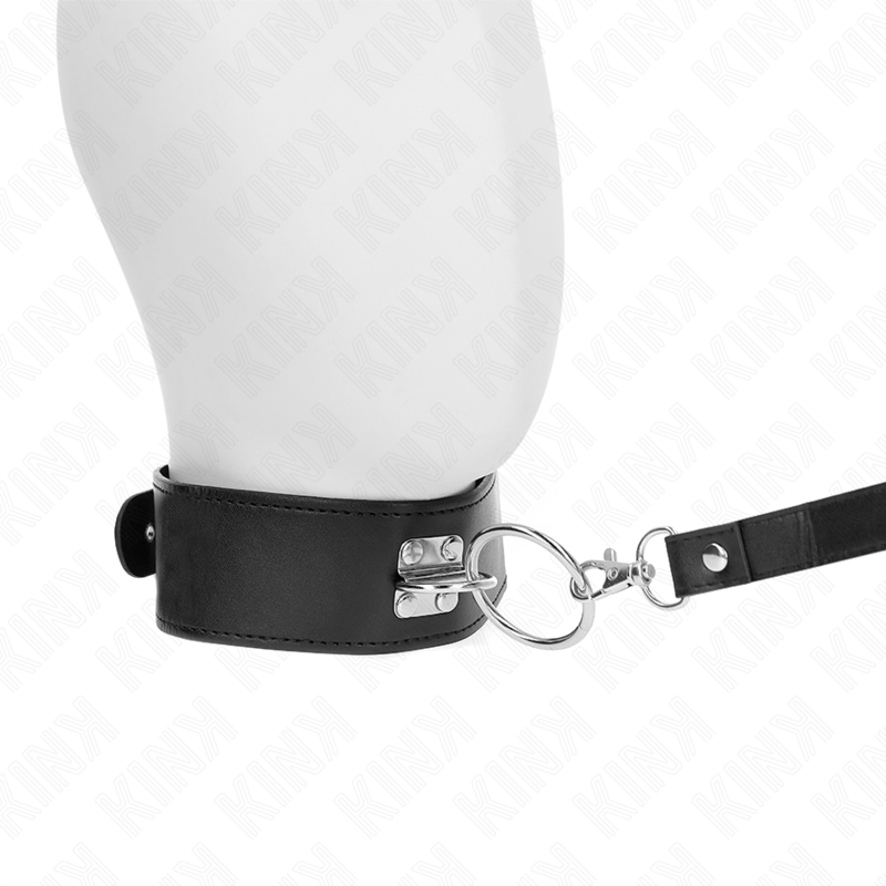 KINK - COLEIRA COM TACHAS 116 CM E TIRA DE COURO 50 X 5 CM